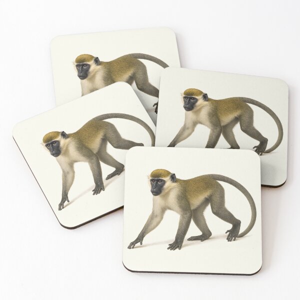 Item preview, African Green Monkey African Savana Art designed and sold by kakarikihill.