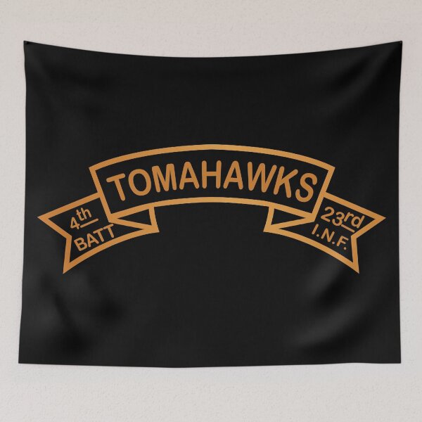 Item preview, Scroll - 4th Battalion 23rd Infantry Regiment Tomahawks designed and sold by Military Insignia Products.