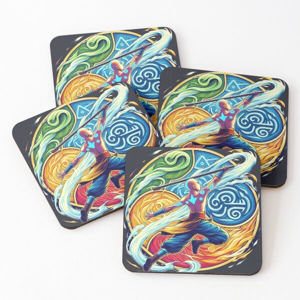 Item preview, Avatar Water and Earth Bender – Fantasy Anime Inspired Design designed and sold by foxinkdesign.