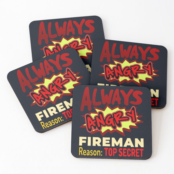 Item preview, Always Angry Fireman Reason: Top Secret designed and sold by DNC1134.