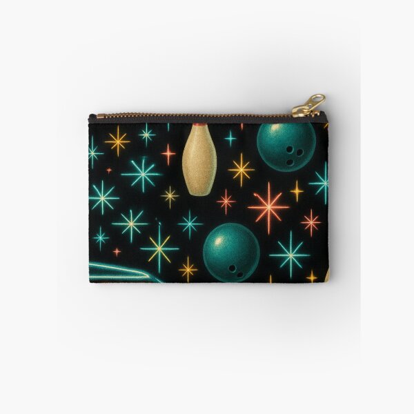 Item preview, retro 1950s style bowling alley pattern designed and sold by Kristylynn757.