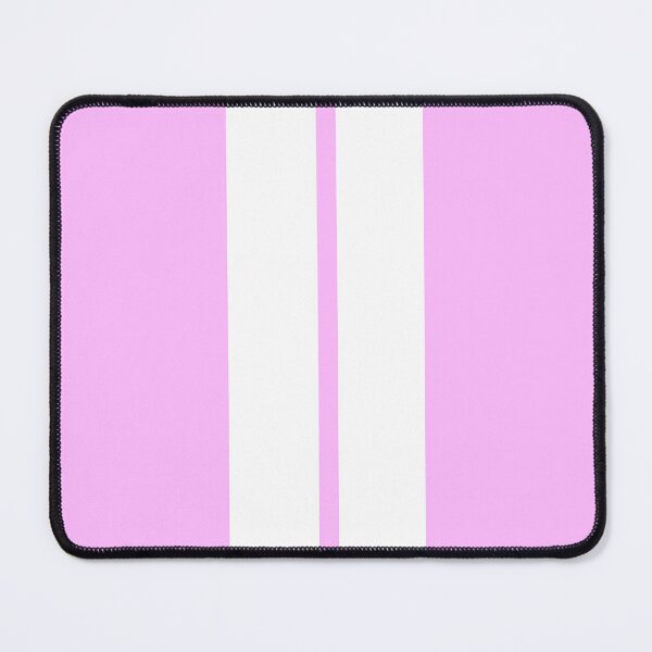 Item preview, Dual Racing Stripes - Small Gap (White on Pink) designed and sold by Racing Stripes Only.