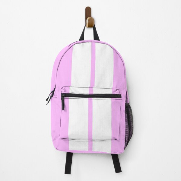 Item preview, Dual Racing Stripes - Small Gap (White on Pink) designed and sold by Racing Stripes Only.