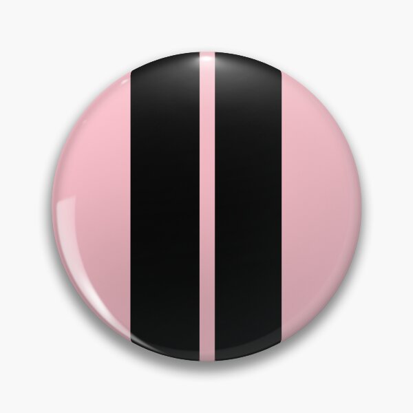 Item preview, Dual Racing Stripes - Small Gap (Black on Pink) designed and sold by Racing Stripes Only.