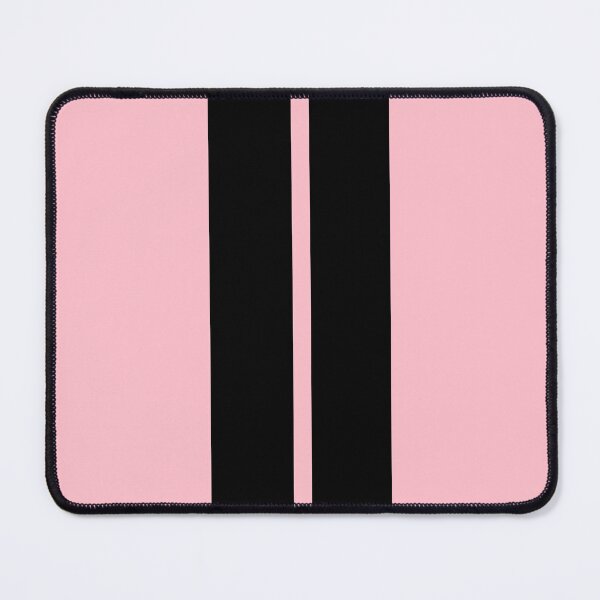 Item preview, Dual Racing Stripes - Small Gap (Black on Pink) designed and sold by Racing Stripes Only.