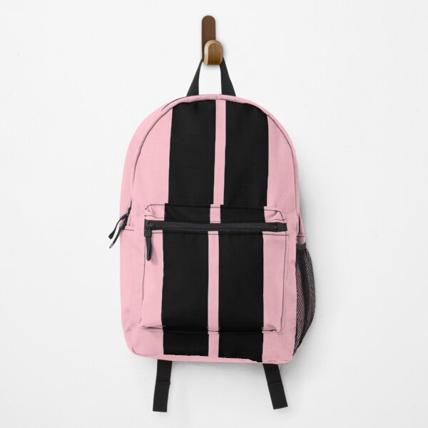 Item preview, Dual Racing Stripes - Small Gap (Black on Pink) designed and sold by Racing Stripes Only.
