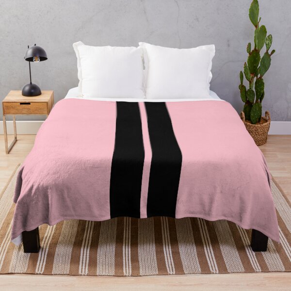 Item preview, Dual Racing Stripes - Small Gap (Black on Pink) designed and sold by Racing Stripes Only.