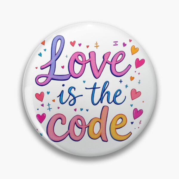 Item preview, Love Is The Code designed and sold by JusRight TT.