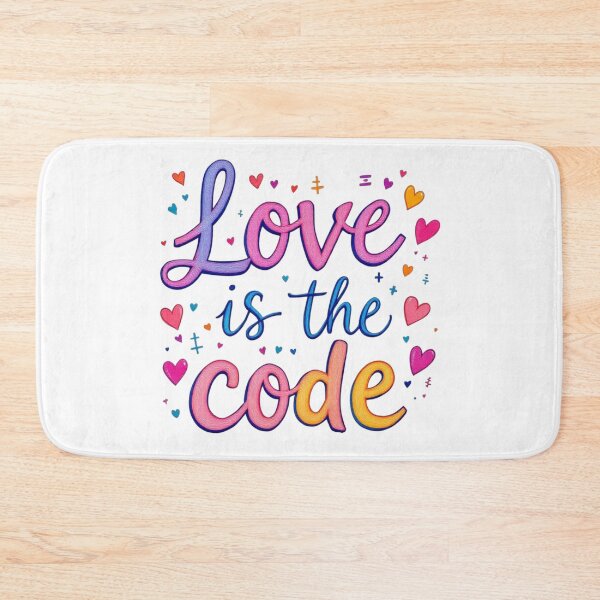 Item preview, Love Is The Code designed and sold by JusRight TT.