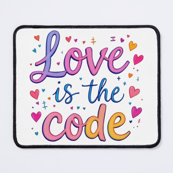 Item preview, Love Is The Code designed and sold by JusRight TT.