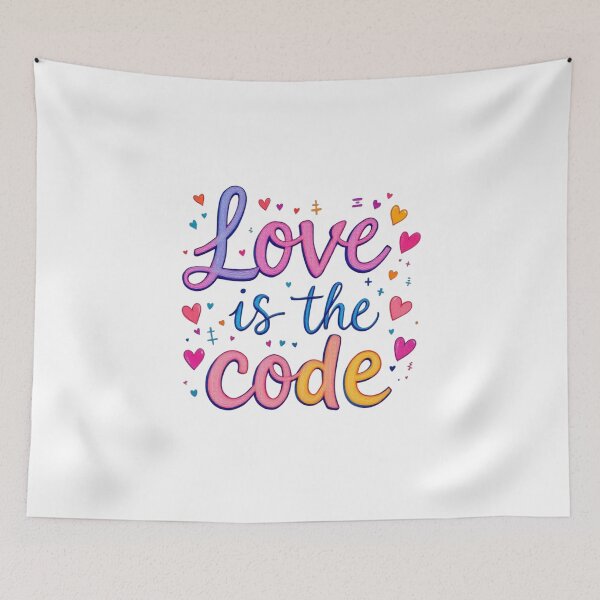 Item preview, Love Is The Code designed and sold by JusRight TT.