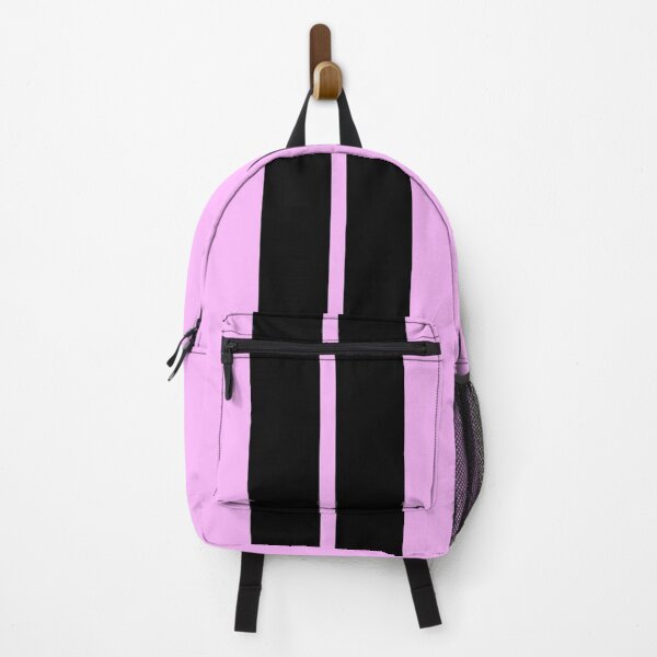 Item preview, Dual Racing Stripes - Small Gap (Black on Pink) designed and sold by Racing Stripes Only.