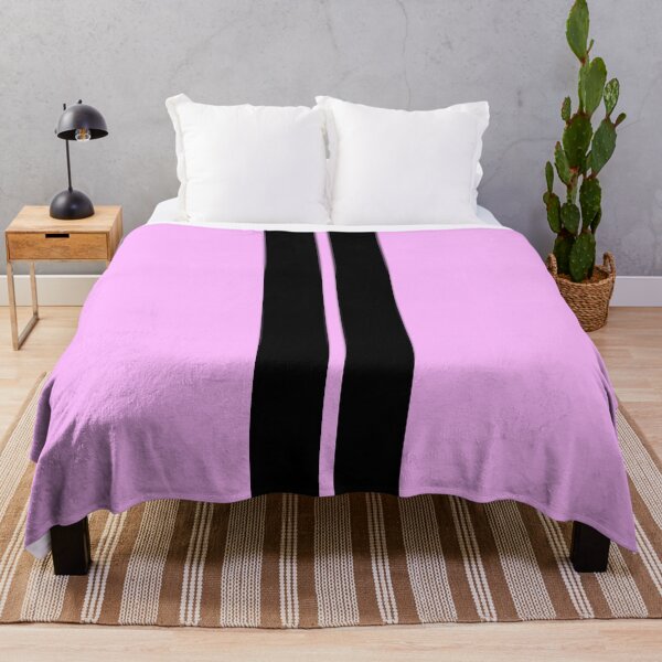 Item preview, Dual Racing Stripes - Small Gap (Black on Pink) designed and sold by Racing Stripes Only.