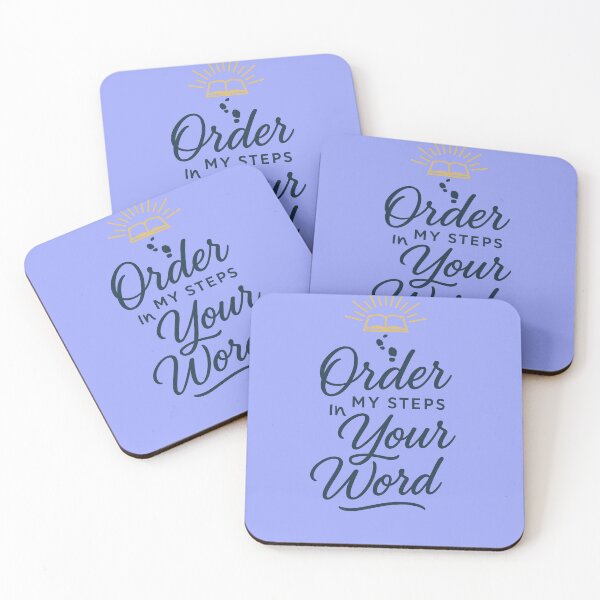 Item preview, Order My Steps in Your Word... designed and sold by jmatix.
