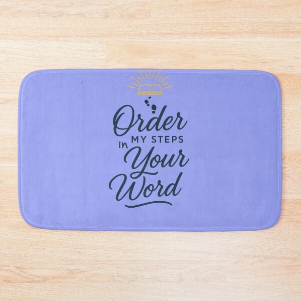 Item preview, Order My Steps in Your Word... designed and sold by jmatix.