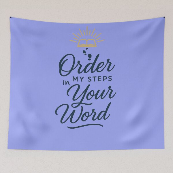 Item preview, Order My Steps in Your Word... designed and sold by jmatix.
