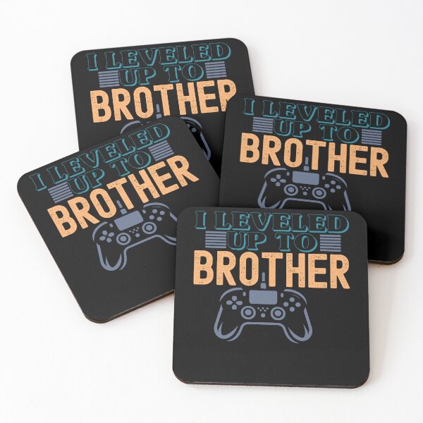 Item preview, I Leveled Up to Brother Gamer Baby Reveal designed and sold by LuxeGraphix.