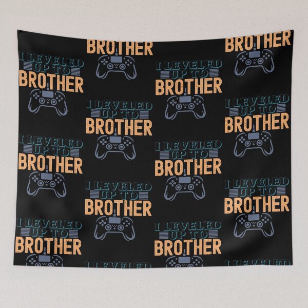 Item preview, I Leveled Up to Brother Gamer Baby Reveal designed and sold by LuxeGraphix.
