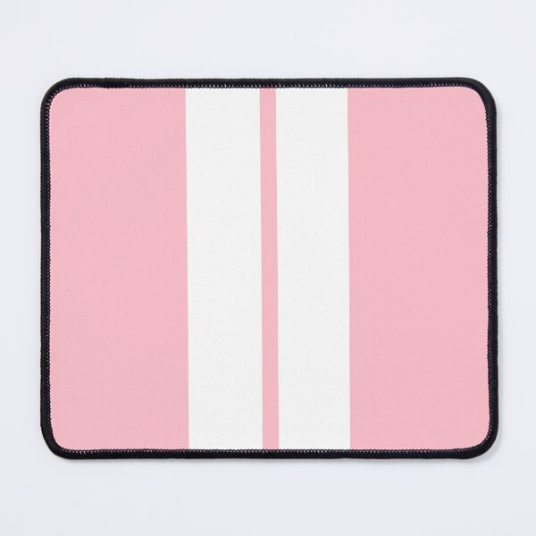 Item preview, Dual Racing Stripes - Small Gap (White on Pink) designed and sold by Racing Stripes Only.