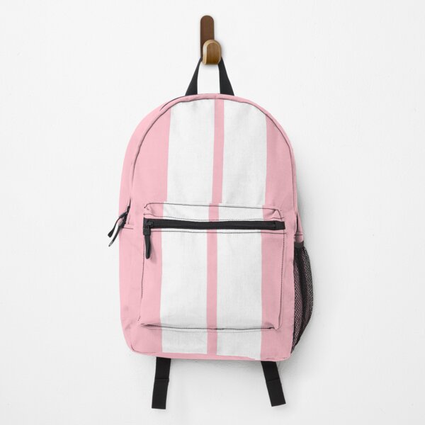 Item preview, Dual Racing Stripes - Small Gap (White on Pink) designed and sold by Racing Stripes Only.