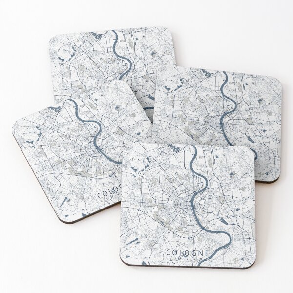 Item preview, Cologne City Map of Germany - Coastal designed and sold by deMAP.