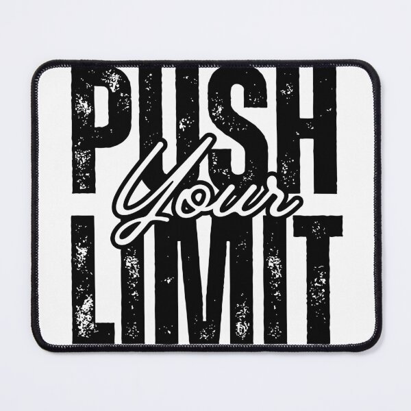 Item preview, Black and White Gym Motivational T-shirt designed and sold by AuraThreads57.