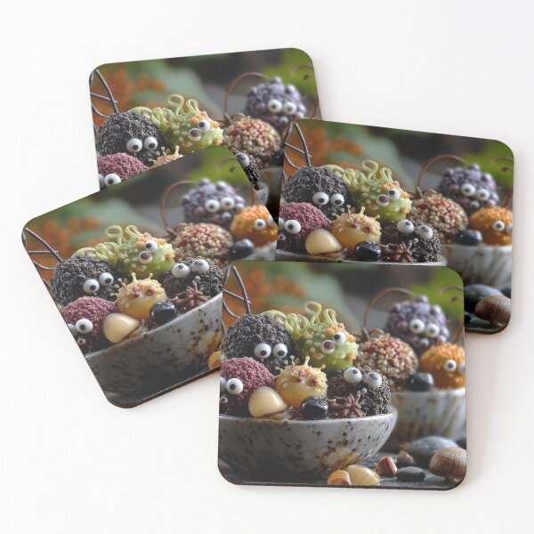 Item preview, Spooky Candy Creatures - Cute Halloween Sweets Art designed and sold by Emaga Digital Studio.