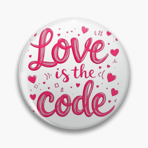 Item preview, Love Is The Code designed and sold by JusRight TT.