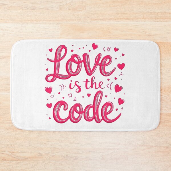 Item preview, Love Is The Code designed and sold by JusRight TT.