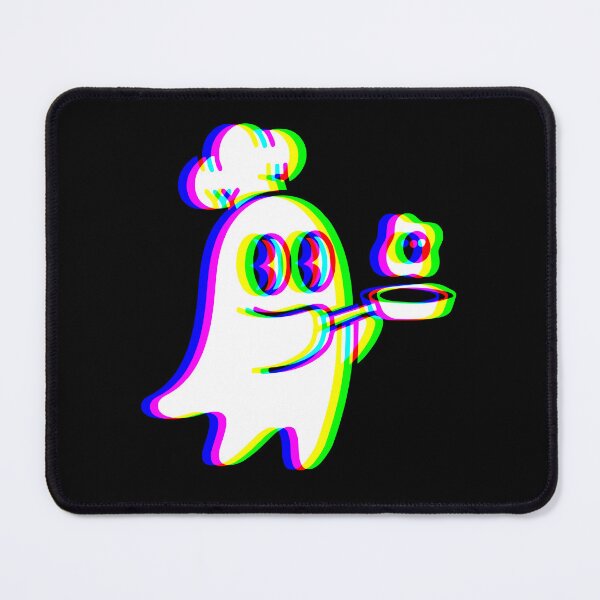 Item preview, Chef Ghost – Glitch RGB Cute Cooking Halloween Cartoon designed and sold by Taans-Creation.