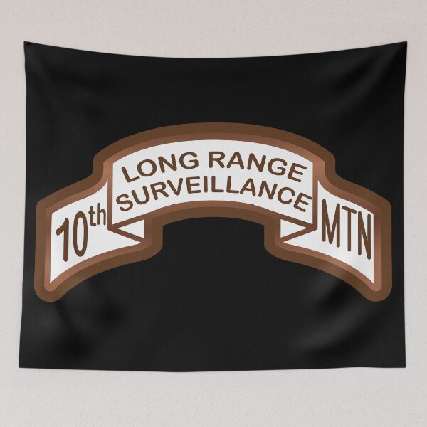 Item preview, Scroll - 10th Mountain Infantry Division LRS Desert designed and sold by Military Insignia Products.