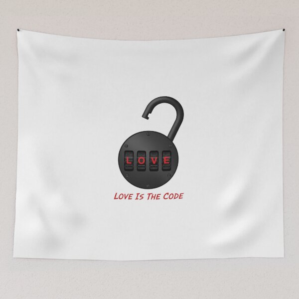 Item preview, Love Is The Code designed and sold by JusRight TT.