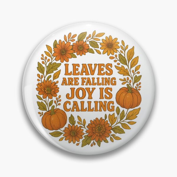 Item preview, Leaves Are Falling Joy Is Calling - Cute Autumn Fall Quote Design designed and sold by inkoutninja.