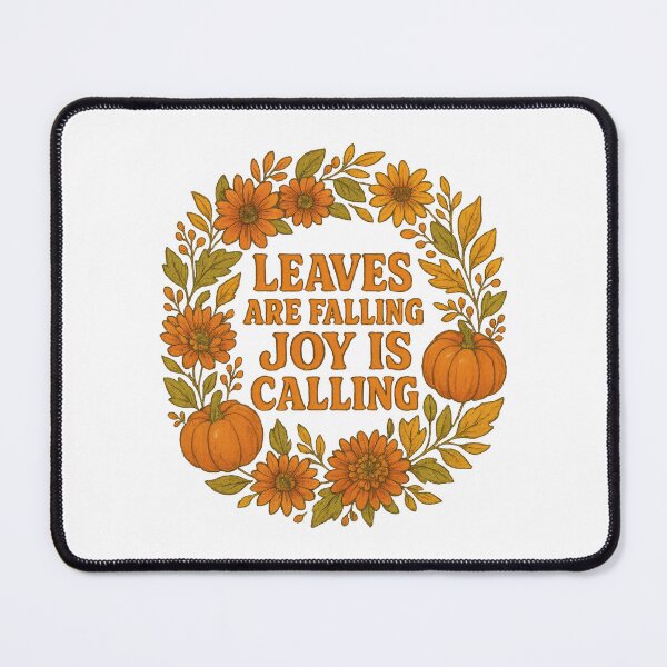Item preview, Leaves Are Falling Joy Is Calling - Cute Autumn Fall Quote Design designed and sold by inkoutninja.