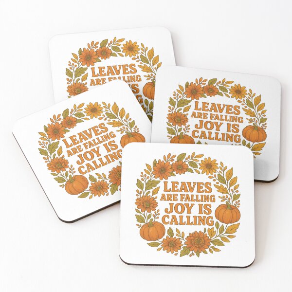 Item preview, Leaves Are Falling Joy Is Calling - Cute Autumn Fall Quote Design designed and sold by inkoutninja.