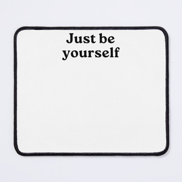 Item preview, Minimalist Black and White Be Yourself Typography T-Shirt designed and sold by AuraThreads57.