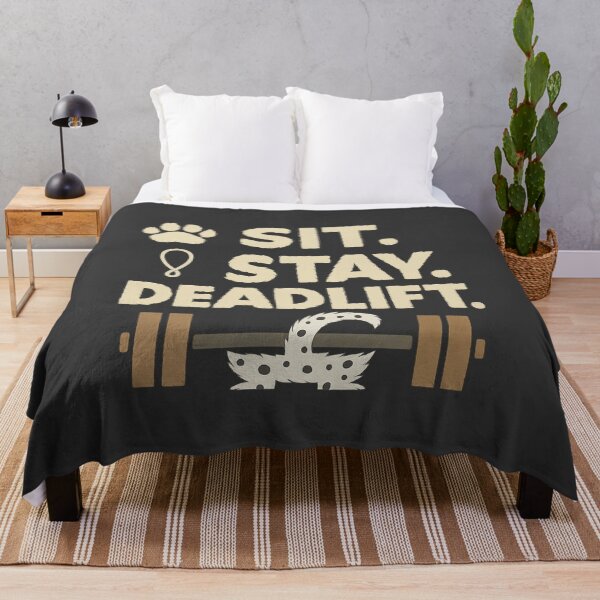 Item preview, Funny Dalmatian Dog Gym Shirt – Sit. Stay. Deadlift designed and sold by AdelStore.