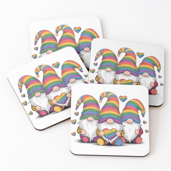 Item preview, Rainbow Pride Gnomes Cute LGBT Love Gnome designed and sold by jimbo7664.