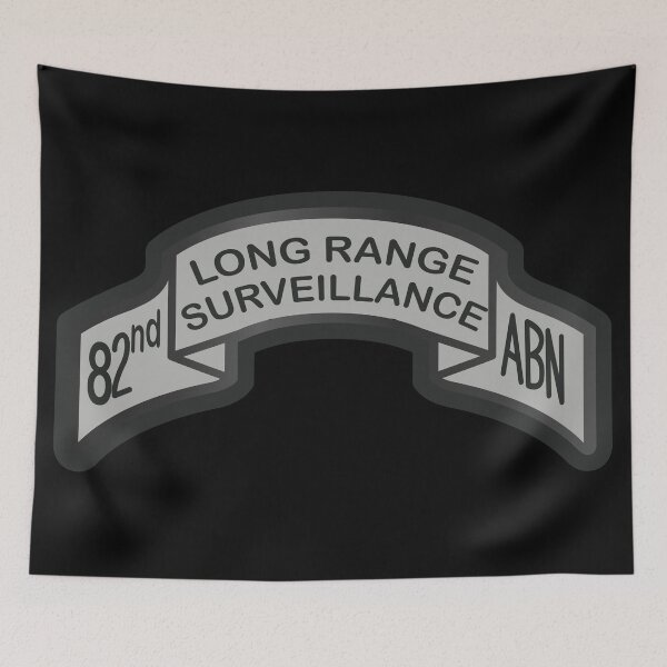 Item preview, Scroll - 82nd LRS Airborne Infantry Division Silver designed and sold by Military Insignia Products.
