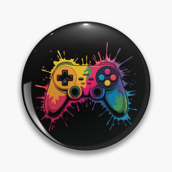 Item preview, Gamer Videogames Colorful Paint Art Boys Girls Kids designed and sold by rafaeltto.