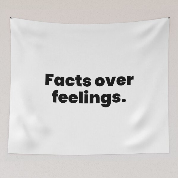 Item preview, Facts Over Feelings Quote Design – Charlie Kirk Inspired  designed and sold by Makabas.