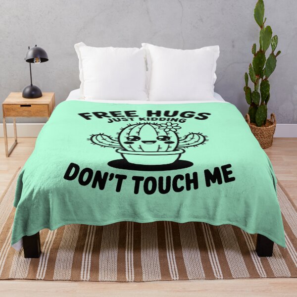 Item preview, Free Hugs Just Kidding Don’t Touch Me designed and sold by ArtemeliaDesign.