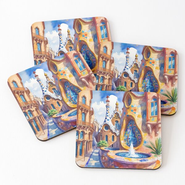 Item preview, Magical Barcelona – Artistic inspiration in watercolor designed and sold by Trait de Lune.