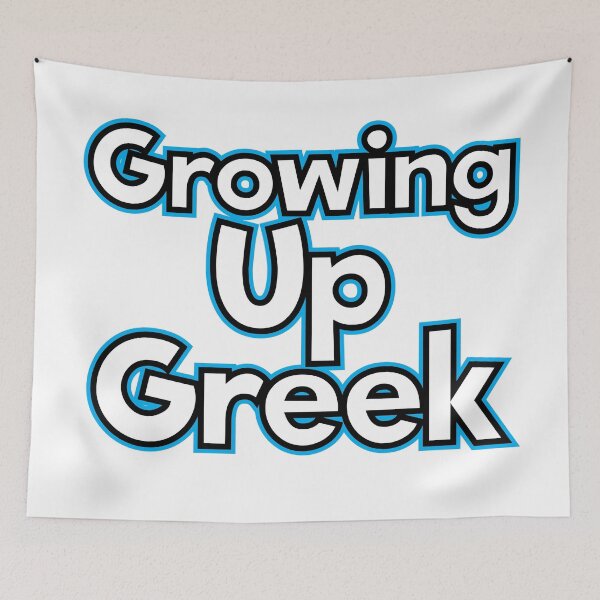 Item preview, Growing Up Greek Greece designed and sold by ProjectX23.