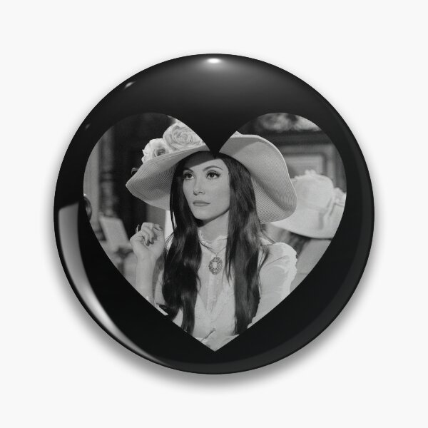Item preview, The Love Witch Pink Heart in Black and White designed and sold by cemetery girl.