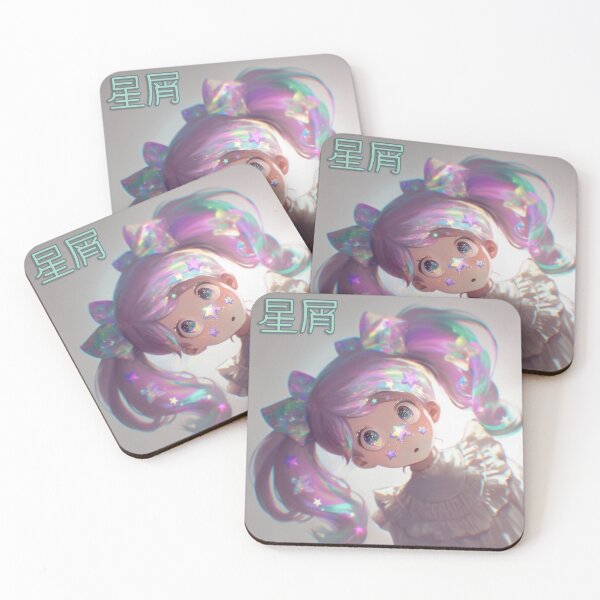 Item preview, Stardust Pigtails Pastel Anime Girl designed and sold by bubblegoth.