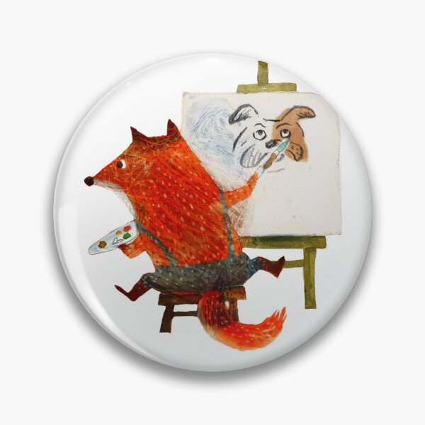 Item preview, The Fox Who Draws Pictures designed and sold by dreamcartoon.