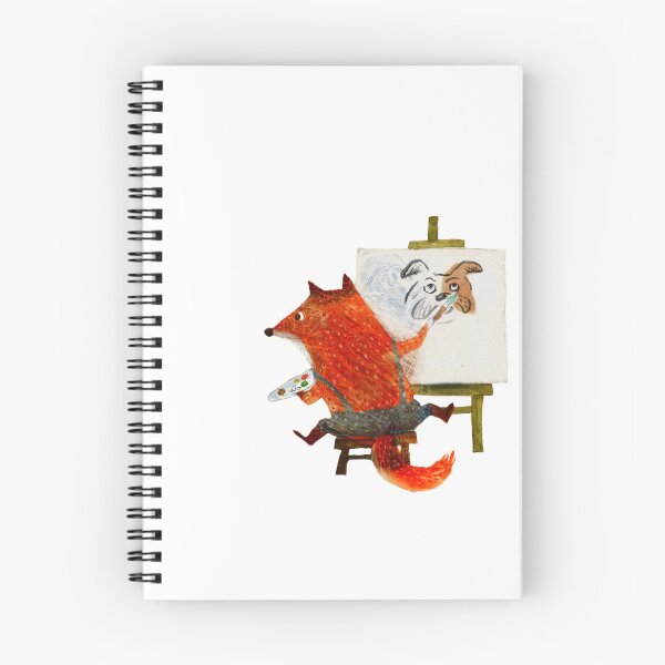 Item preview, The Fox Who Draws Pictures designed and sold by dreamcartoon.