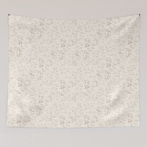 Item preview, Playful fox. Fox Frolic Light. Cottagecore, Autumn, Woodland Vibe. designed and sold by cloverimprint.