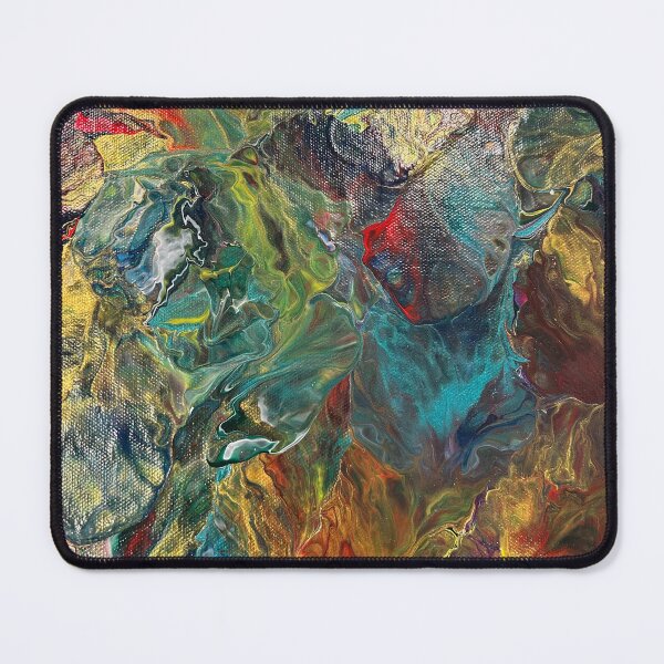 Item preview, Floral rainbow fluid art designed and sold by retconcraft.